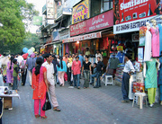 Showrooms & shops on rent gaffar market , ajmal khan rd sarojini nagar