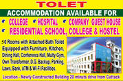 Building on Guest House,  Hospital,  Residential College, Hostel & School