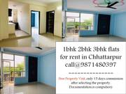 3bhk 2bhk 1bhk flat for rent in chattarpur mandir1rk 1bhk 2bhk 3bhk 4b