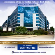 Commercial office for rent in Reliable Tech Park - Airoli,  Navi Mumbai